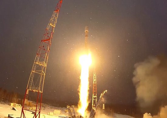 Запуск ракеты-носителя был произведен с космодрома Плесецк