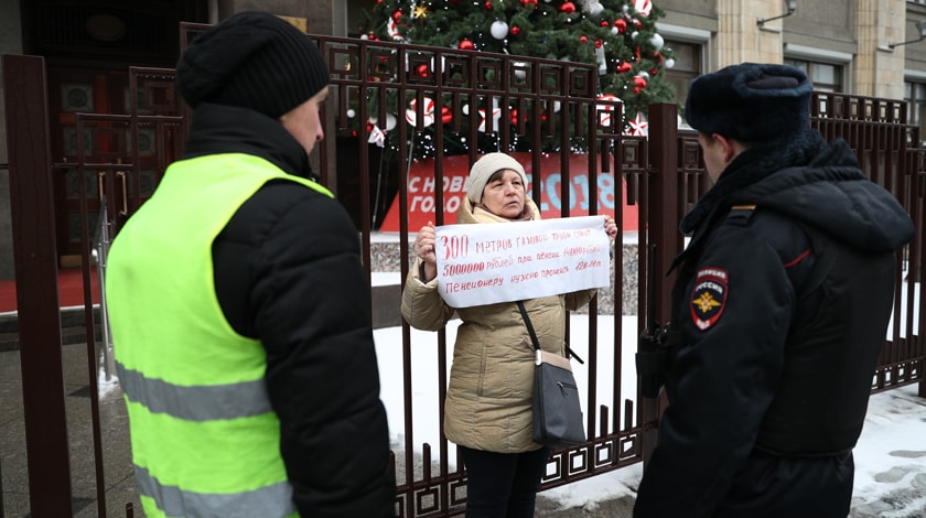 Мособлгаз предложил Галине Працковой заплатить пять миллионов рублей за 300 метров газовой трубы Фото: © Daily Storm/Алексей Голенищев