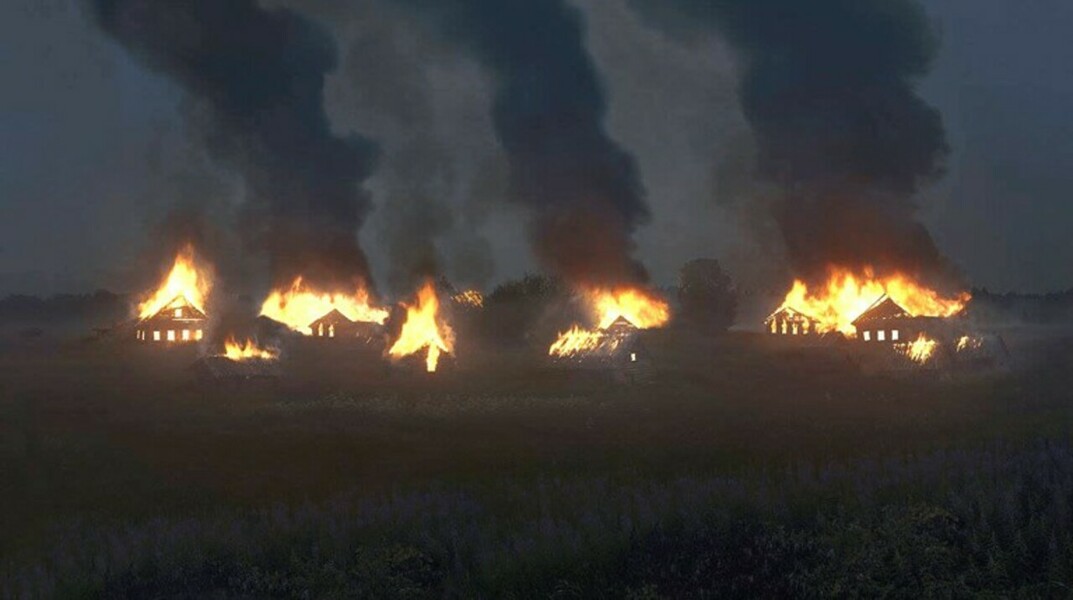 Это по-русски: взять и сжечь деревню ради фотографии — Daily Storm