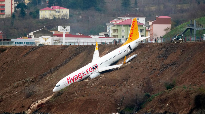 По какой причине пассажирский Boeing выкатился за пределы ВПП, пока не сообщается Фото: © GLOBAL LOOK press