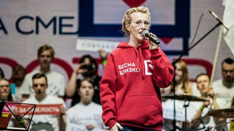 Также кандидат «против всех» вновь подняла вопрос недопуска на выборы Алексея Навального Фото: © GLOBAL LOOK press/Celestino Arce
