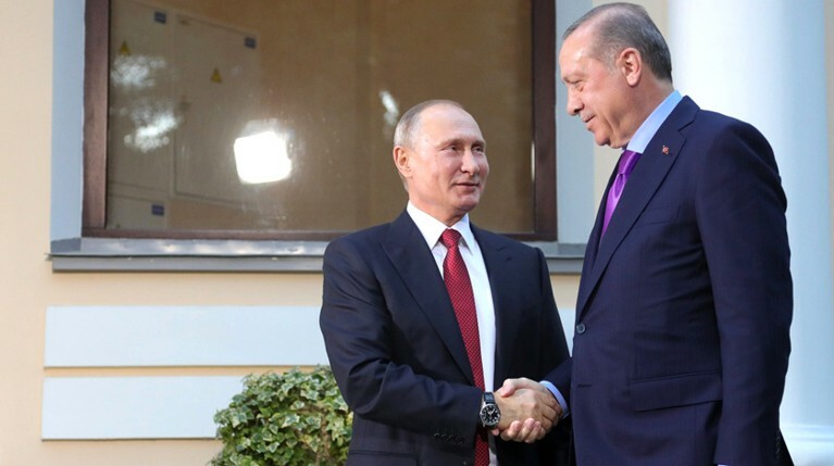 Эрдоган встретил Путина в президентском дворце в Анкаре — Daily Storm