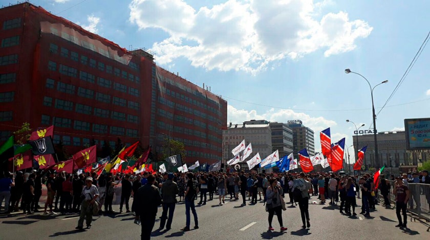 Акция была направлена против цензуры в интернете и действий Роскомнадзора Фото: © Daily Storm