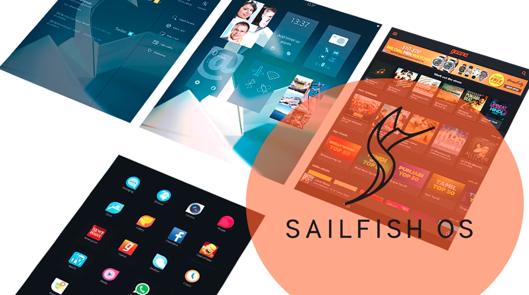 С Sailfish уже сотрудничают мессенджеры Сбербанка и управделами президента Коллаж: © Daily Storm