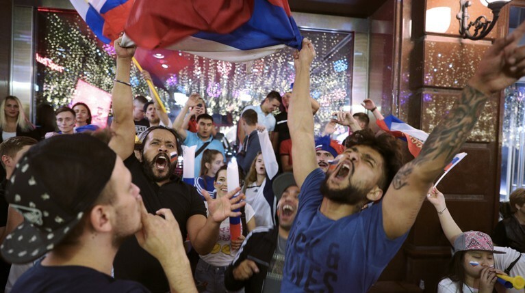 Как Москва наблюдала за матчем Россия — Хорватия — Daily Storm