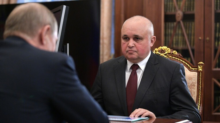 В преддверии выборов Владимир Путин встретится с и.о. губернатора Кемеровской области Фото: © kremlin.ru
