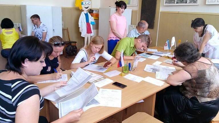На открытие прибыли глава Крыма Сергей Аксенов и уполномоченный по правам человека РФ Татьяна Москалькова