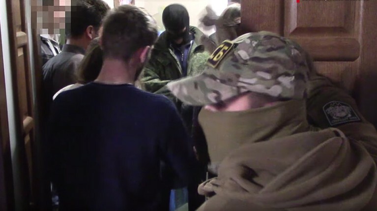 По данным спецслужбы, крымчанин являлся активным организатором экономической блокады полуострова