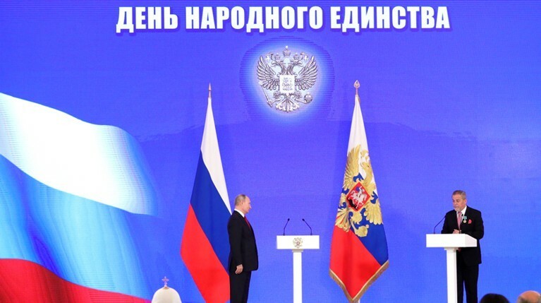 Путин поздравил граждан России с Днем народного единства — Daily Storm