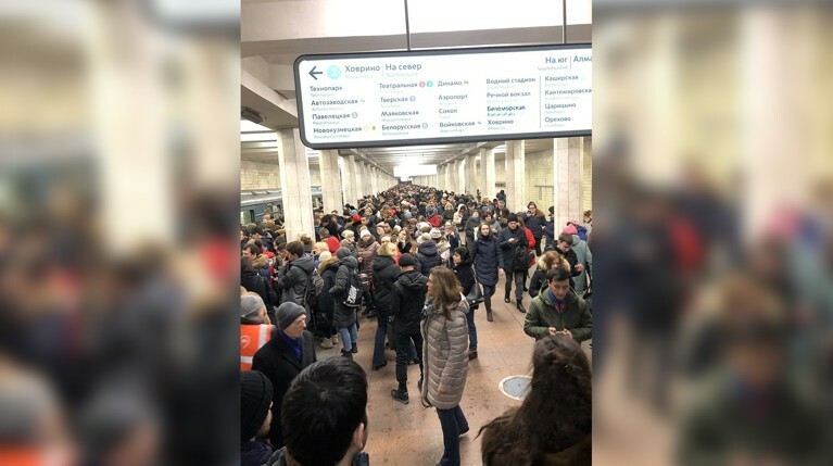 Сбой на двух линиях московского метро привел к давке — Daily Storm
