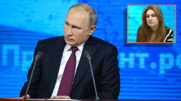 Американские правоохранители незаконно содержат под стражей россиянку, считает президент России Коллаж: © Daily Storm