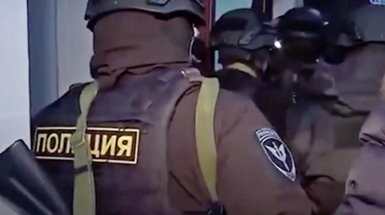 Полотно обнаружили в строящемся здании в Подмосковье