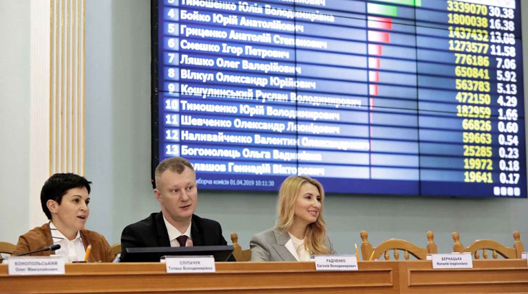 Итоги первого тура выборов не изменились после окончательных подсчетов комиссии ЦИК Украины