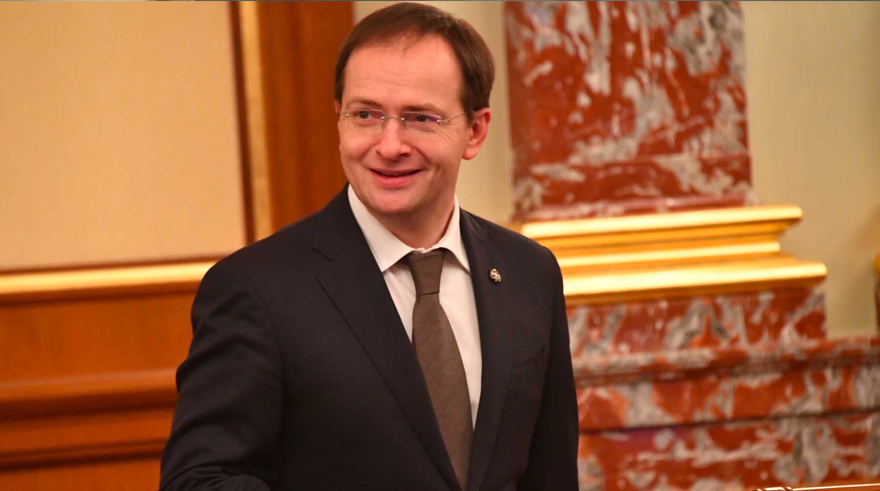Также министр культуры РФ побывал в Эрмитаже на открытии выставки, посвященной работам искусственного интеллекта Фото: GLOBAL LOOK press
