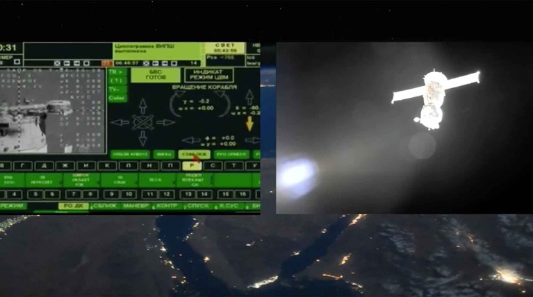 На станции подготовились к повторной стыковке с «Союзом МС-14» Скриншот: © Daily Storm