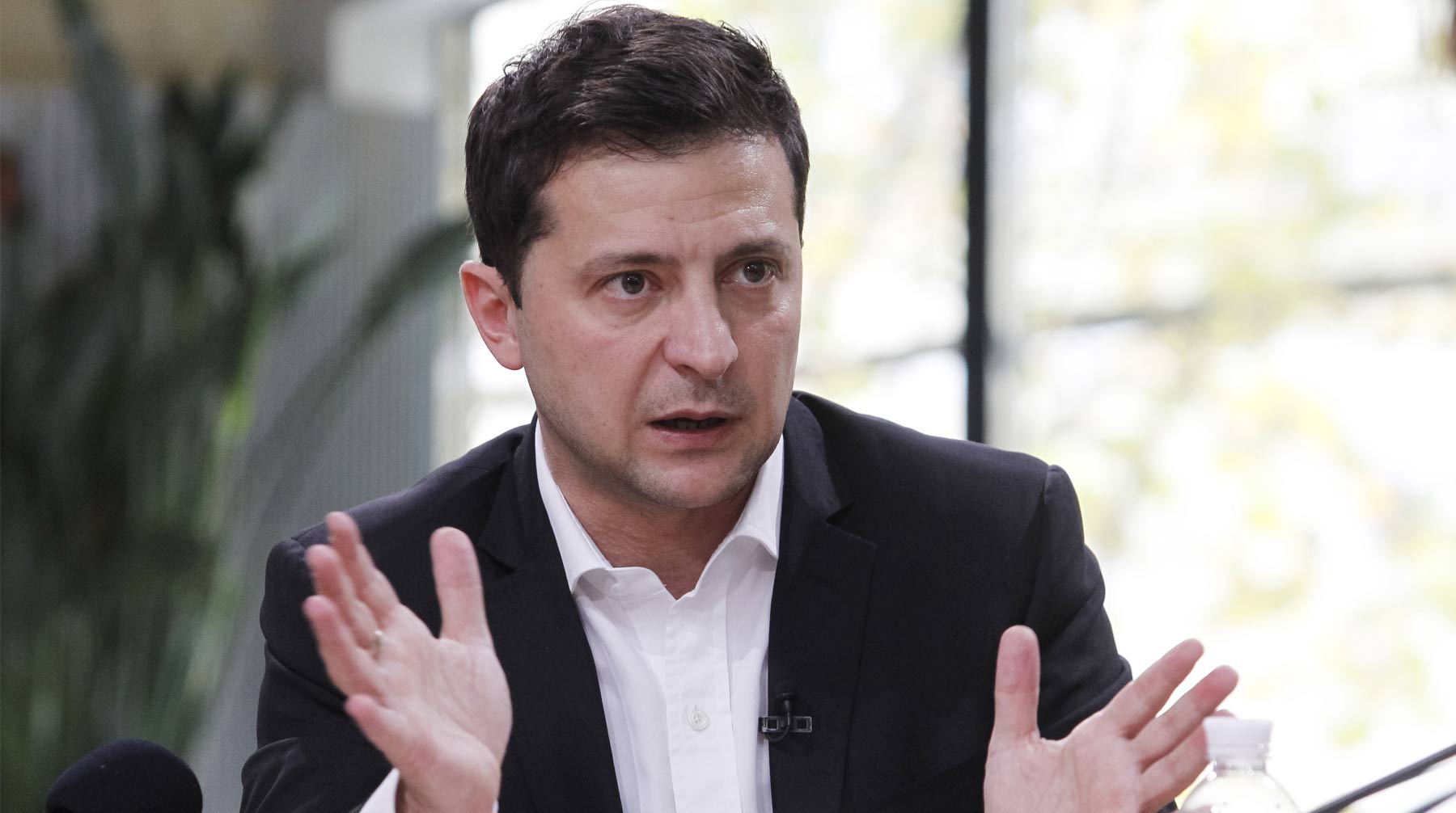 Президент Украины также отметил, что конфликт в регионе необходимо разрешить дипломатическим путем в течение года Фото: © Global Look Press
