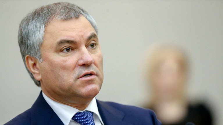 Спикер Госдумы подчеркнул, что парламентариям необходимо законодательно обеспечить новое послание президента РФ Владимира Путина Фото: © Global Look Press / State Duma Russia