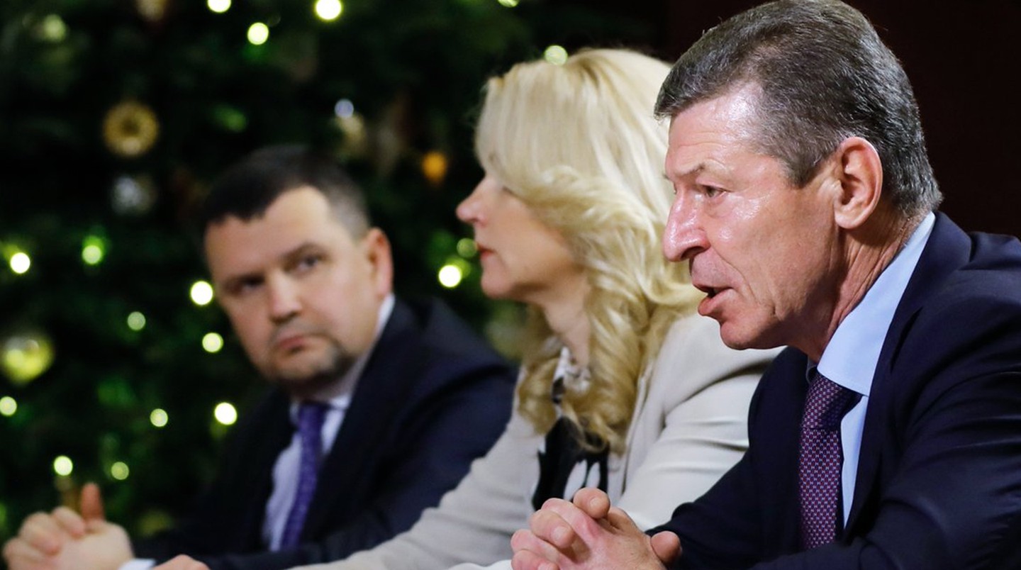 Дмитрий Козак на заседании правительства