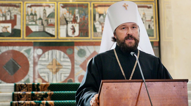 Владыка считает, что инфекция может передаваться через сосуды для причастия Фото: © Global Look Press / Patriarch of Moscow Press Office