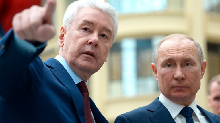Мэр Москвы пообещал, что лечебное учреждение для пациентов с коронавирусом достроят, «скорее всего, через три недели» Фото: © Kremlin Pool