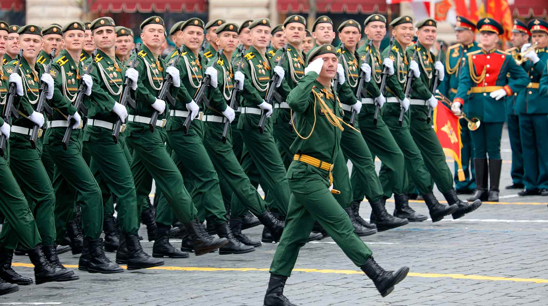 Прохождение военных по Красной площади продлится не более полутора часов Фото: © АГН Москва / Никеричев Андрей