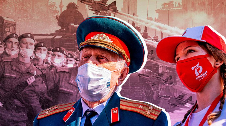 Тысячи людей и даже участники ВОВ вышли на улицы, несмотря на риск заразиться COVID-19 Коллаж: © Daily Storm