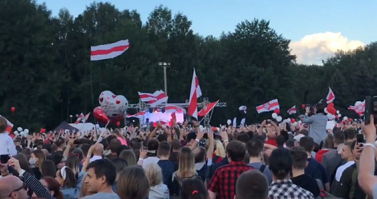В центре Минска начались столкновения протестующих с милицией — Daily Storm