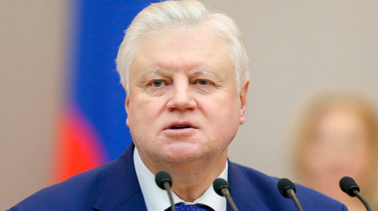 Глава фракции «Справедливая Россия» в Госдуме Сергей Миронов