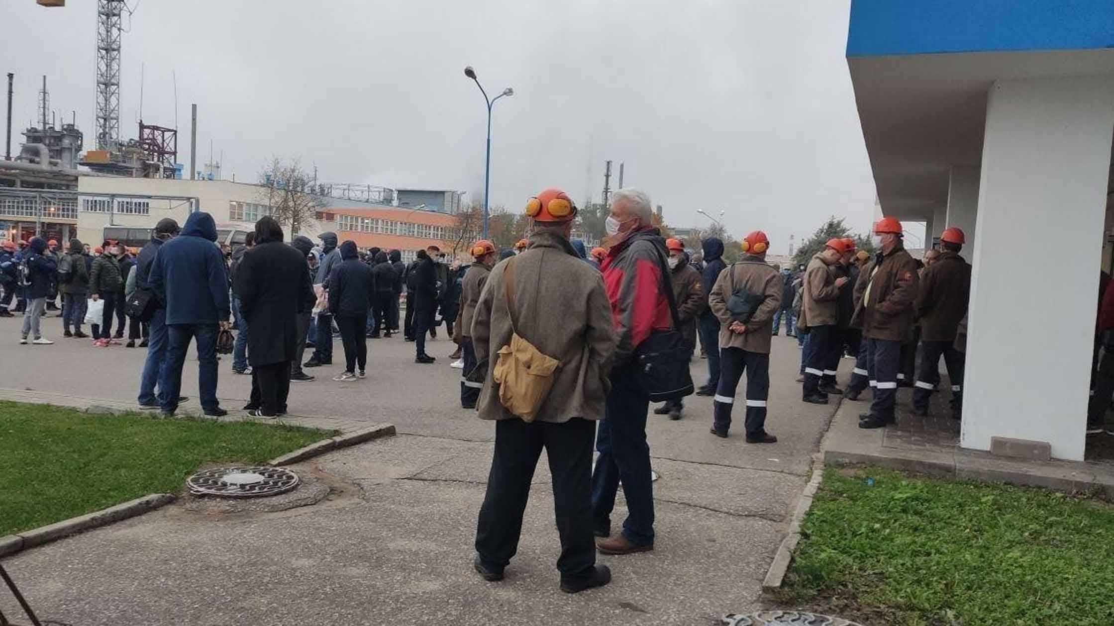 В Минске также прошли акции солидарности студентов вузов по призыву оппозиции Фото: © Соцсети