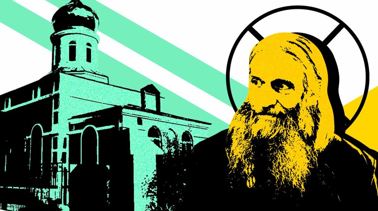 Силовики, священники, бабульки и бритоголовые пацаны — все смешалось в одном небольшом приходе Коллаж: © Daily Storm