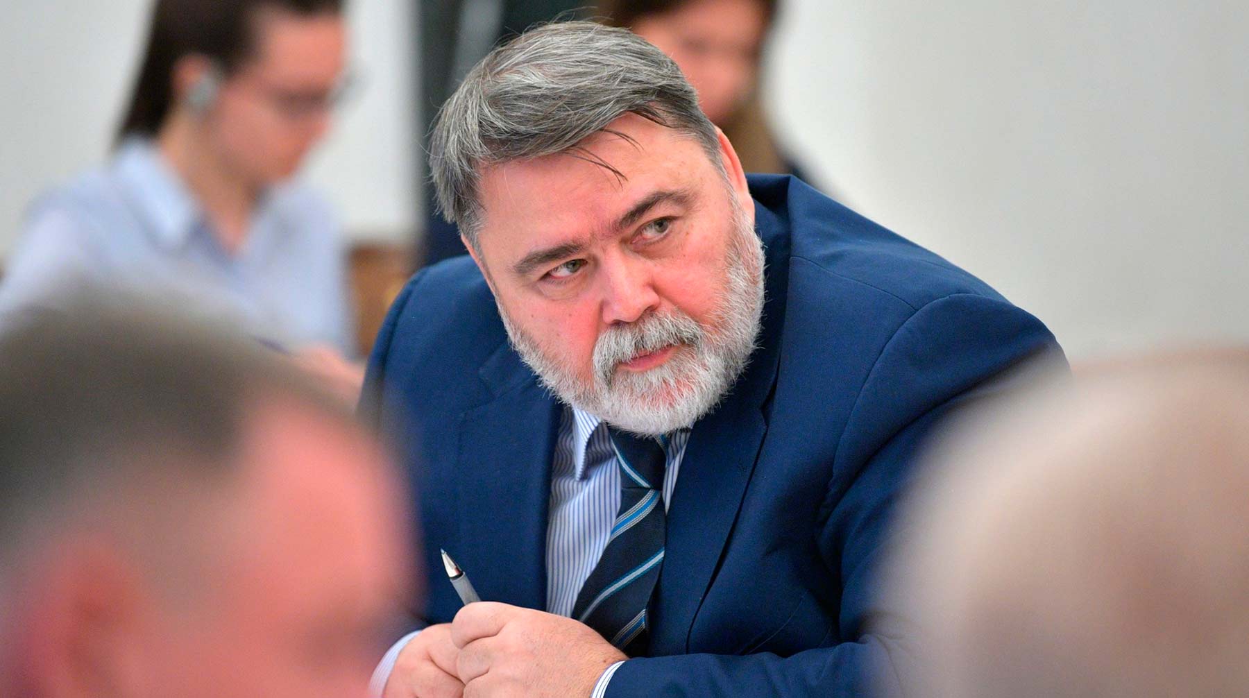 Игорь Артемьев возглавлял службу с момента ее создания, его сменщиком стал бывший вице-губернатор Петербурга Максим Шаскольский Фото: © Kremlin Pool