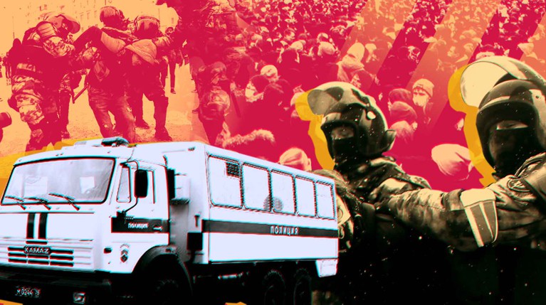 «Приходилось по очереди сидеть или стоять». Арестованным после несогласованной акции 2 февраля в Москве может не хватить мест в спецприемниках — Daily Storm