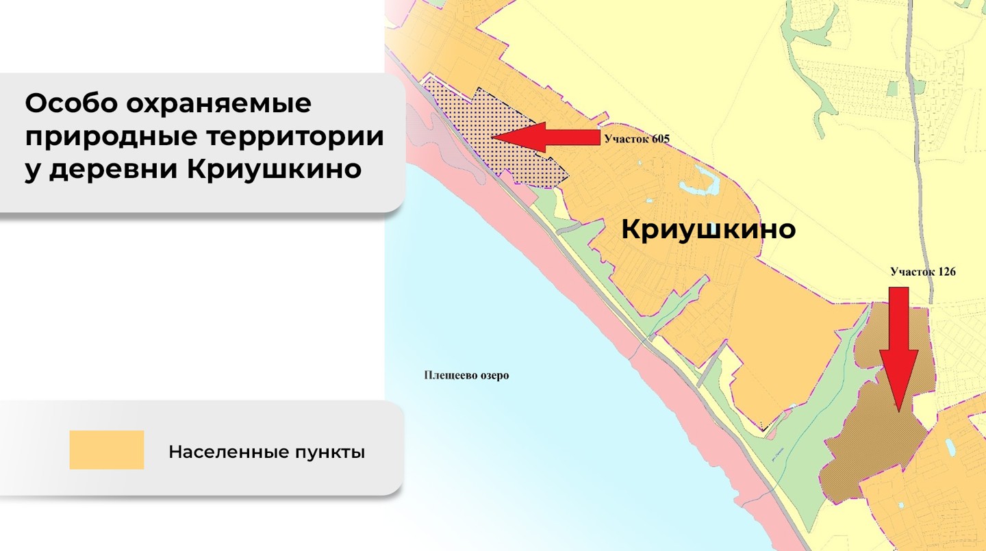 Зоны в Криушкино