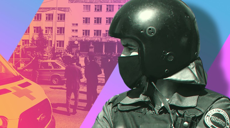 Школьники в панике выбегали из здания, рассказал Максим Зарецкий Коллаж: © Daily Storm