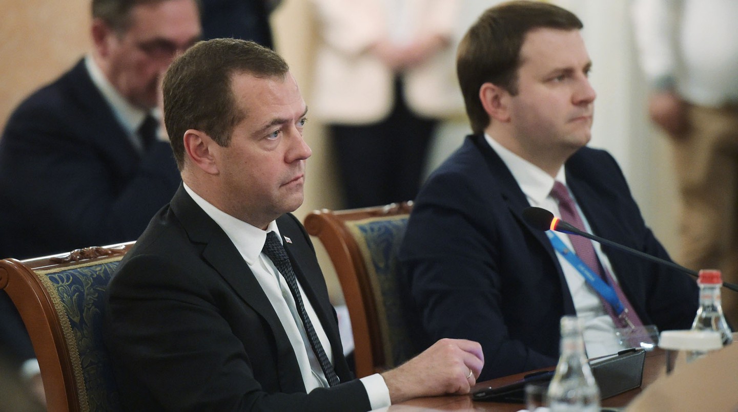 Дмитрий Медведев и Максим Орешкин