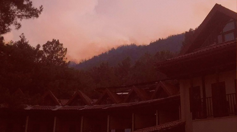 Отдыхающие в Мармарисе россиянки показали, как горит Турция — Daily Storm