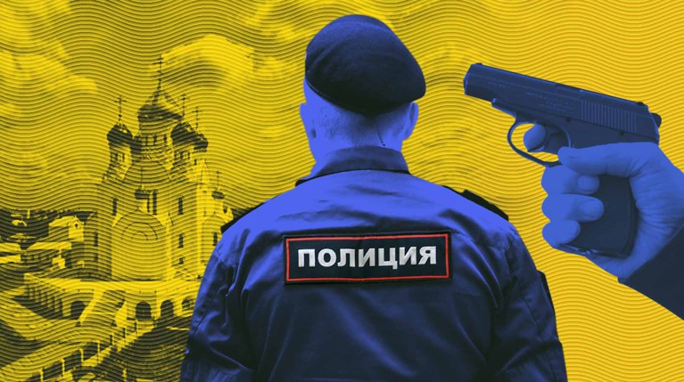 Полиция связывает атаку на полицейский участок с убийством троих местных жителей Коллаж: Daily Storm