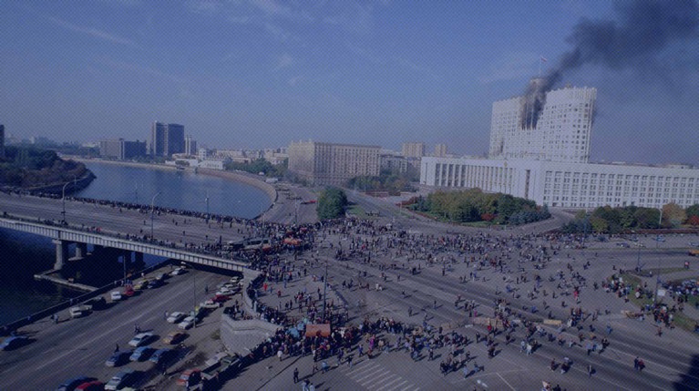 Выстрелы гражданской войны. Октябрь 1993 года в фотографиях — Daily Storm