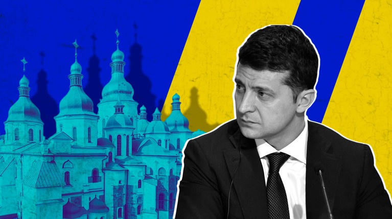 Священнослужители считают, что бывший актер хочет расположить к себе христианский электорат Коллаж: Daily Storm