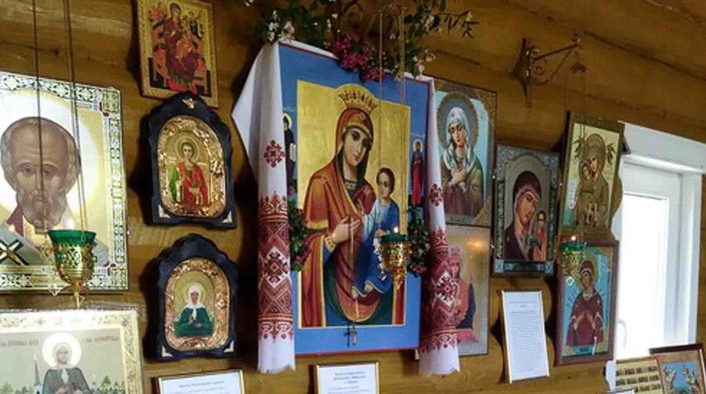 Мироточащая икона в поселке Кингисеппский