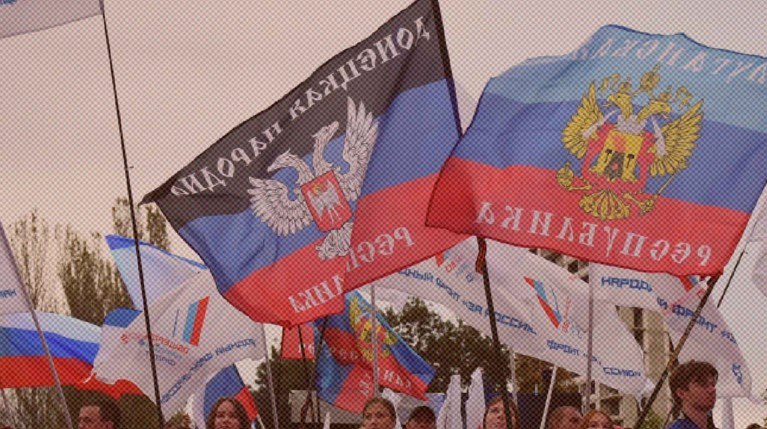 В Совфеде торжественно установили флаги ДНР и ЛНР, Запорожской и Херсонской областей — Daily Storm