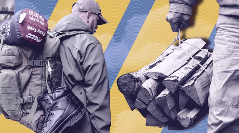 Пенсионер Александр Хороших не дождался помощи от властей и, чтобы не замерзнуть, направился за дровами в лес Коллаж: Daily Storm