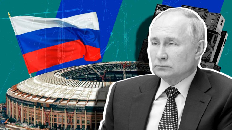 На мероприятии выступил Владимир Путин. Он поблагодарил участников СВО за защиту граждан Коллаж: Daily Storm