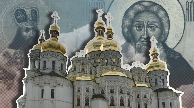 Насельникам обители, которых вынуждают покинуть свои кельи в угоду украинской власти, явилось знамение… Коллаж: Daily Storm