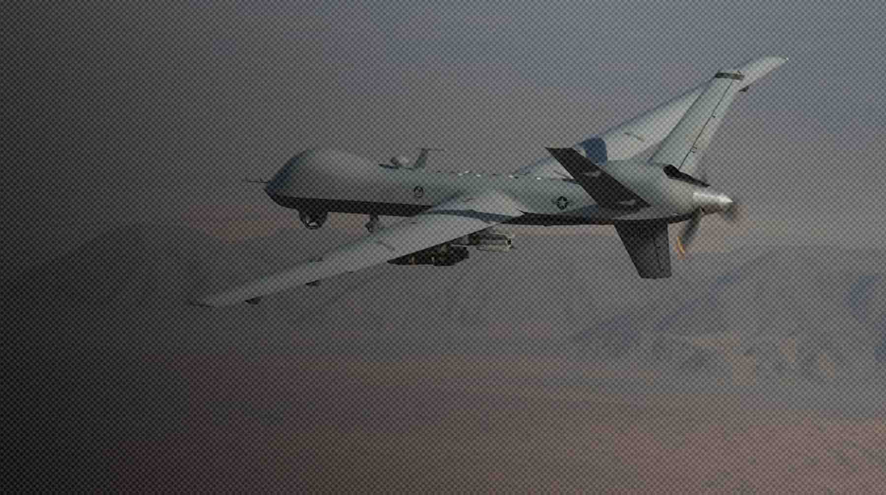 Кадры сняты над облаками в акватории Черного моря MQ-9 Reaper