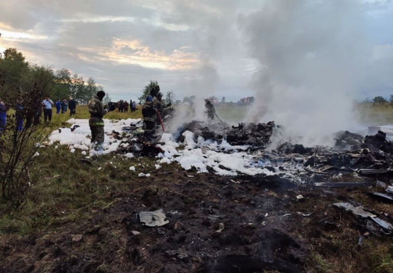 Бизнес-джет упал вечером 23 августа, все 10 человек на борту, в том числе сам бизнесмен, погибли