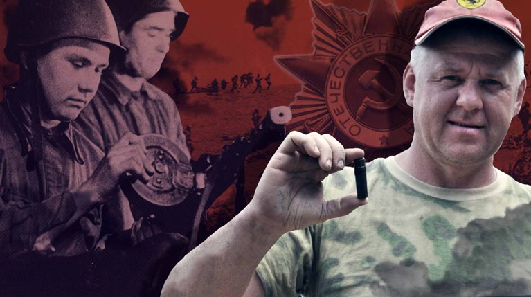 Руководитель клуба «Сотня» Александр Саенко — о необычных находках при раскопках и душах солдат, которые хотят, чтобы их нашли Коллаж: Daily Storm