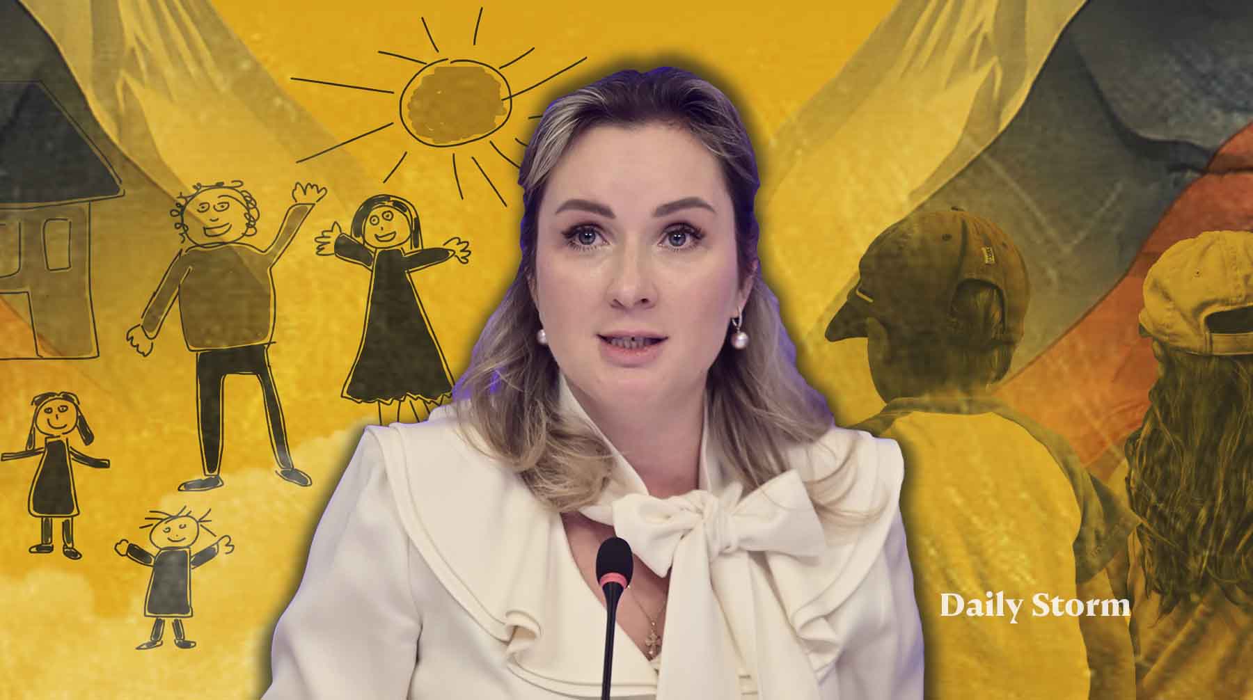 Так считает детский омбудсмен страны Мария Львова-Белова Коллаж: Daily Storm
