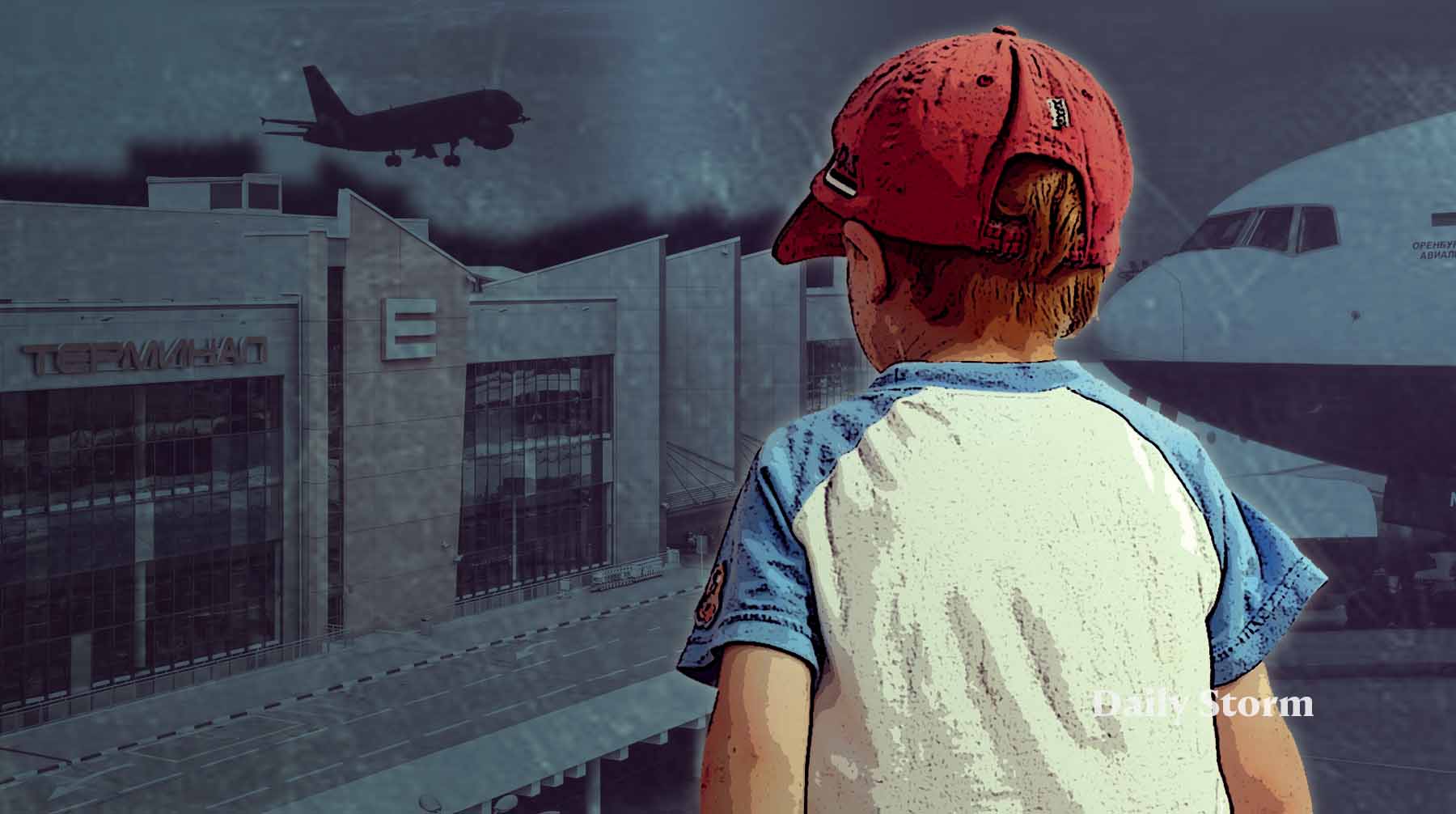 В аэропорту уточнили, что мужчина не проходил досмотр и не контактировал с охраной, а родителей просят следить за детьми undefined