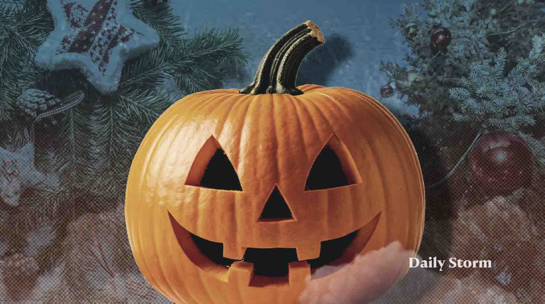 Во многих регионах праздничные елки начали выставлять в октябре, когда еще не выпал первый снег Коллаж: Daily Storm